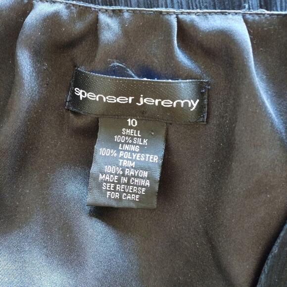 Spenser Jeremy Black Silk Mini Dress - Picture 4 of 4